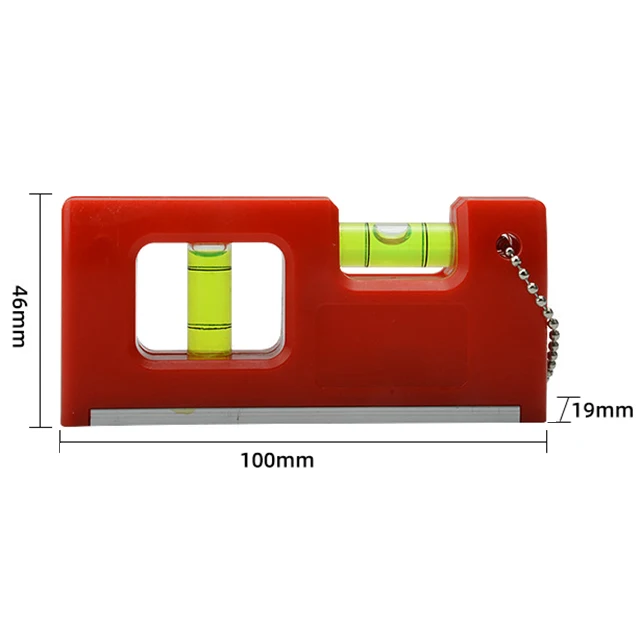 Factory Wholesale Gradienter Sell Like Hot Cakes Yellow Tape Level Bubble Level Measurement Balance Ruler
