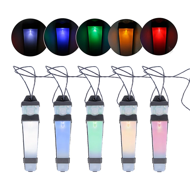 Tactical Military Flashlight Helmet Light Survival Lamp 5 Colors Waterproof Military Signal Lamp Light