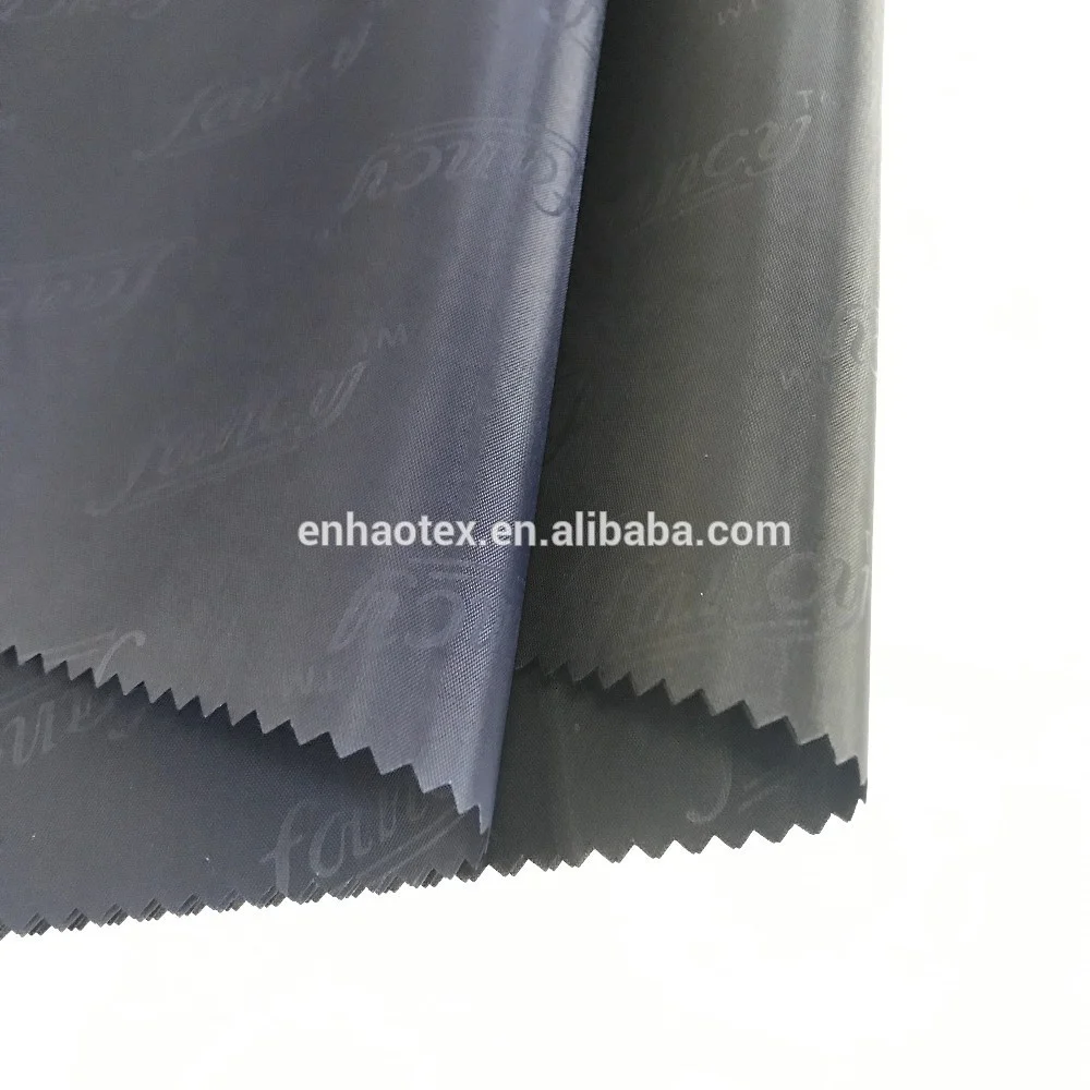 
190T MOON Embossed Polyester Taffeta Lining Fabric Dobby Design For Garment 