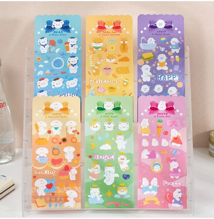 Korean Ins Cute Cartoon Sticker Fashion Decoration Sticker Diary Fun Sticker