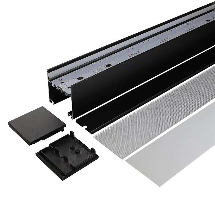 High Quality Aluminum Profile Tube 20w 600mm Anti Glare Suspended Lamp Linkable Linear Led Pendant Light