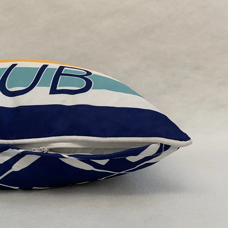 Modern outdoor patio designer navy and white caoastal naugutical cushion pillow covers online