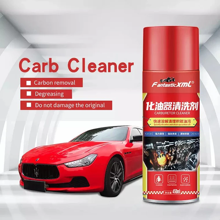 High quality factory wholesale prices 450ML car care products car machine cleaning carbon cleaner spray carb choke cleaner