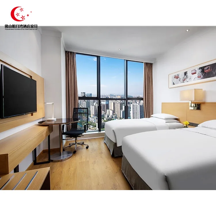 Foshan фанера для коммерческих квартир спальный комплект мебель отеля