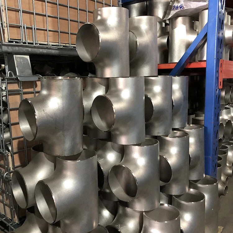 China Factory 304 Press Fitting Elbow Cross Stainless Steel Pipe Fittings