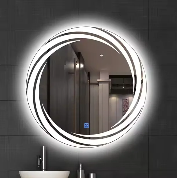 Bath room Cabinet Set Vanity home or hotel bathroom vanity with led light makeup mirror basin bathroom vanities lighting