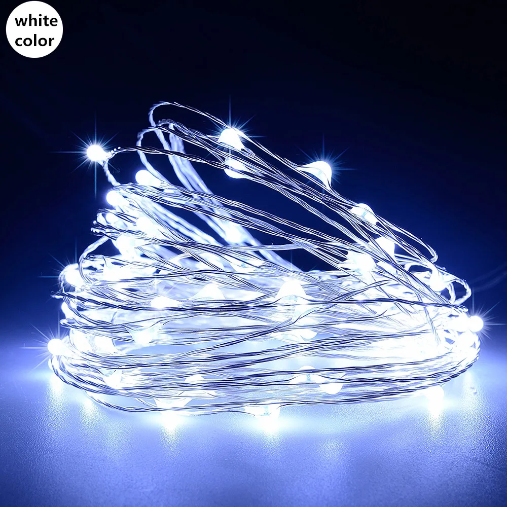  DC 5V LED String Lights Christmas Copper Wire 5m 50leds Twinkle