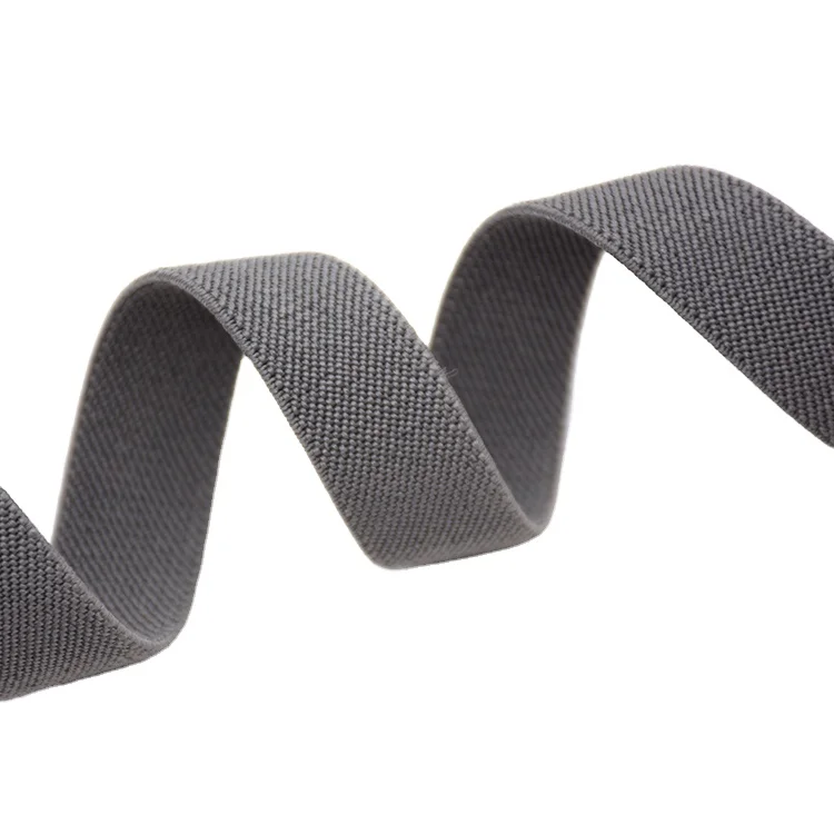 Custom thick band 20mm stretch strap twill pattern long lasting elasticity polyester elastic webbing