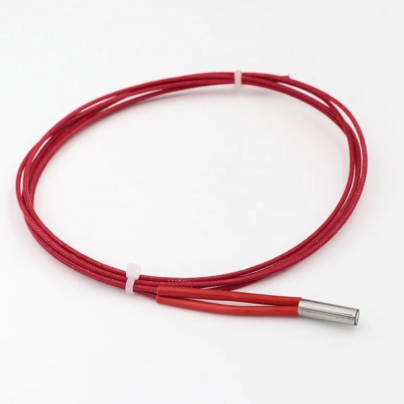 Ceramic heat Cartridge Heater 6*20 12V / 24V 30W / 40W 1 meter wire for hotend extruder Reprap 3D printer parts Kossel Delta