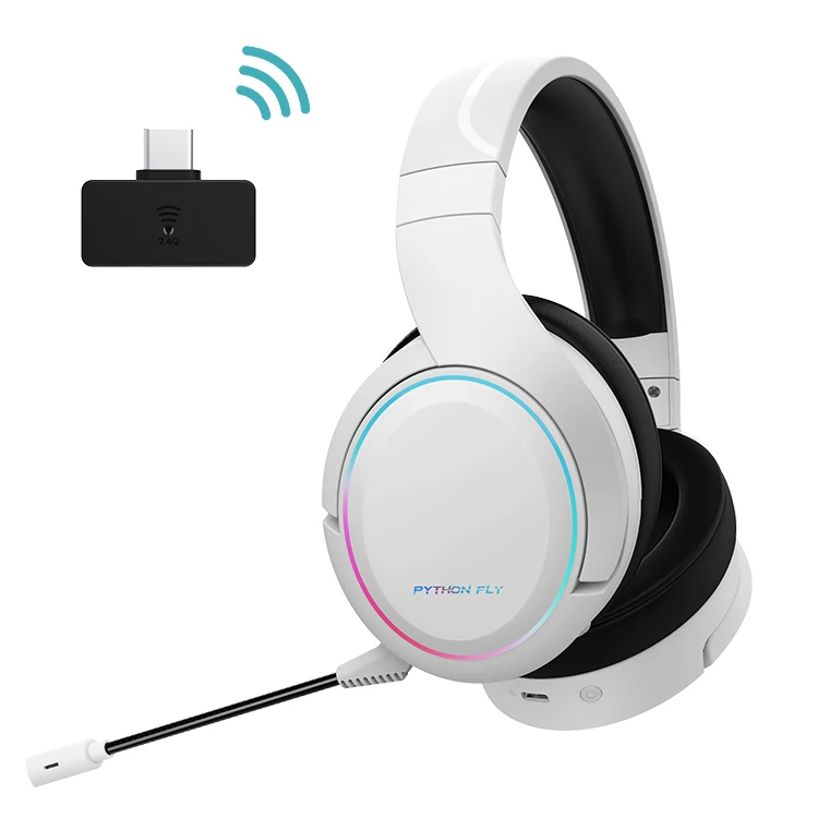 New Design Free Ship OEM Rgb 7.1 Stereo 2.4GHZ Wireless Audio Stylish Audifons Headphone Gaming Headset With Mic For Ps4 Pc Box