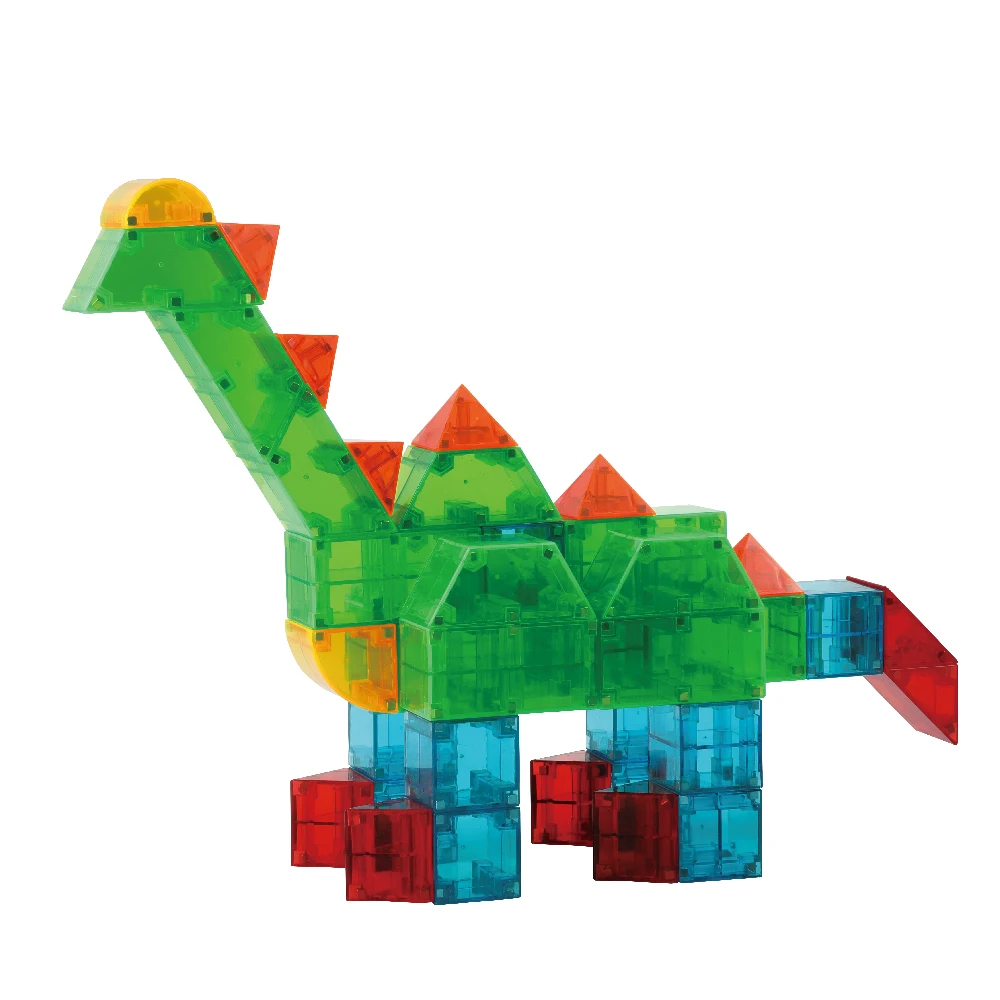Hot Selling 32Pcs Transparent Magic Magnetic Cube Puzzle Educational Toys With ABS Magnet Cube Toy For kids