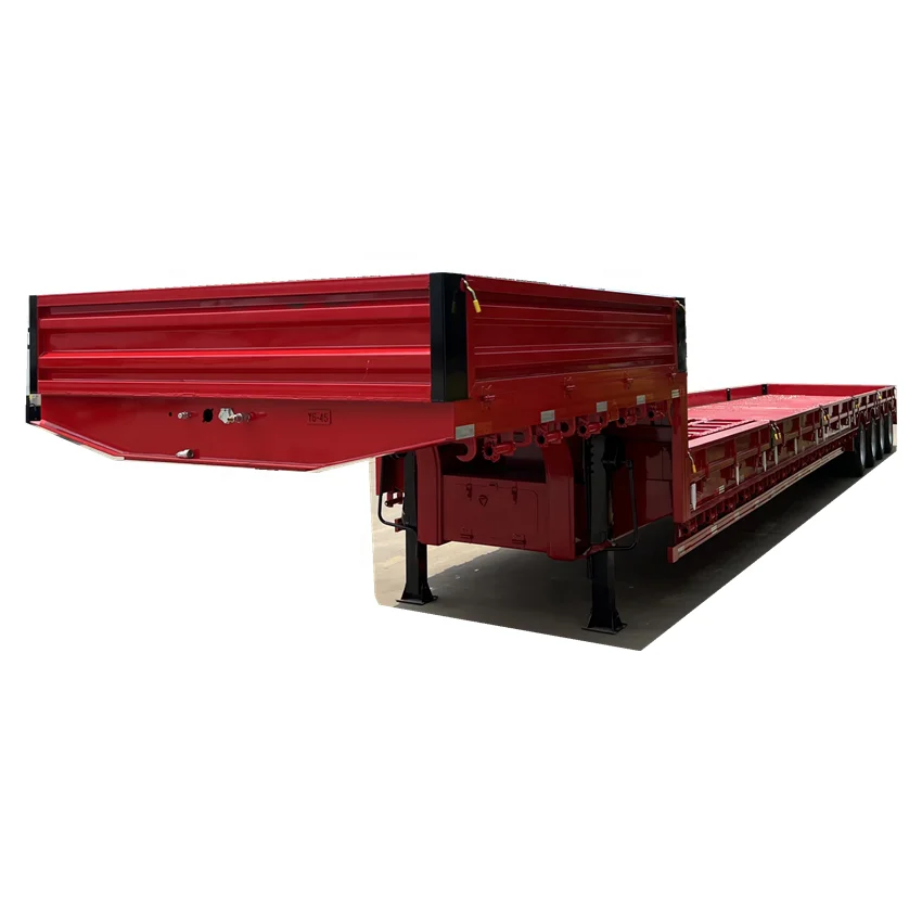 Прицеп 60/70/80 тонн низкая кровать многоосевой lowboy прицеп низкая кровать для мальчика для продажи