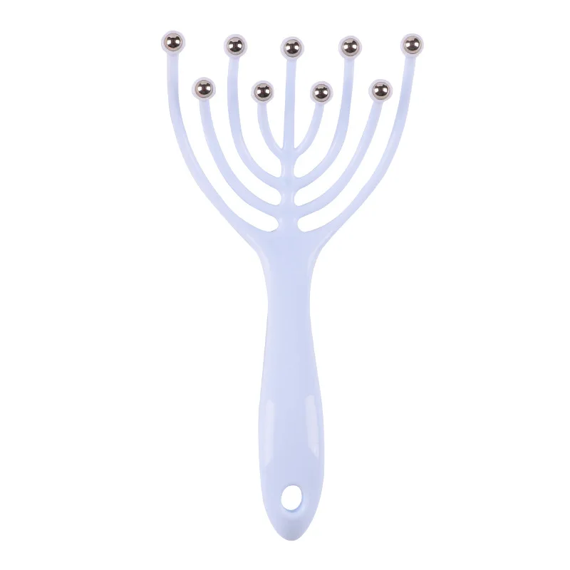 Wholesale cheap Nine-claws beads Mini head massager Deep massage hair head scalp massager