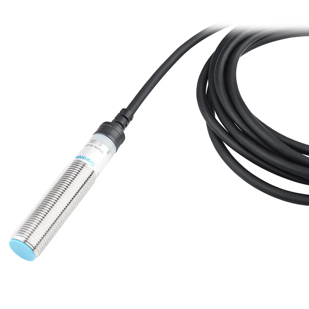 Garantta 2m Cable 12mm Metal Cylindrical  NPN PNP Inductive Proximity Sensor M12