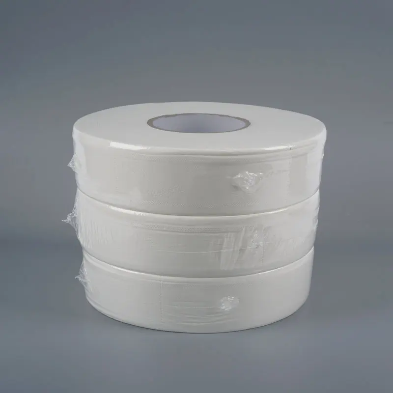 Factory 3 Ply Soft Water Soluble Custom Manufacturing Pack Tissue Jumbo Rolls