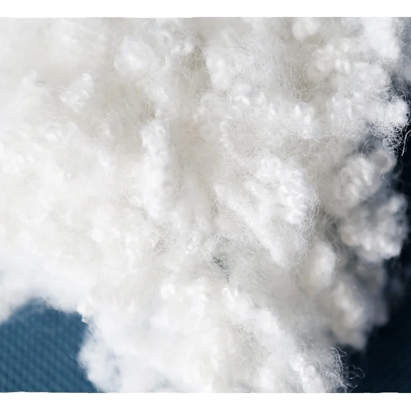 High quality Recycled Hollow Conjugated filling material polyester hollow fiber siliconized