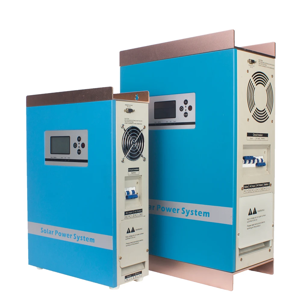 off grid Hybrid Solar Inverter 3Kw 24v 48v 96v 110v 220v For Power System Home Use