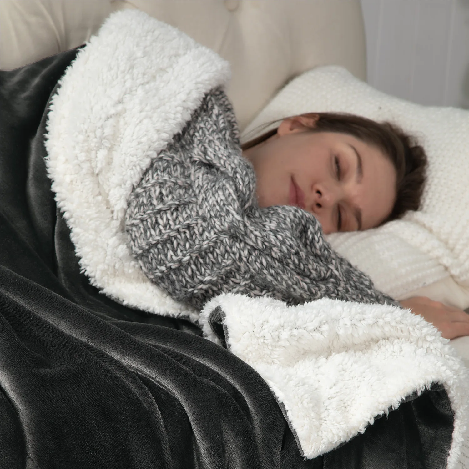 Wholesale China Manufacturers Custom Fleece Blanket Bed Blankets For Winter Fluffy