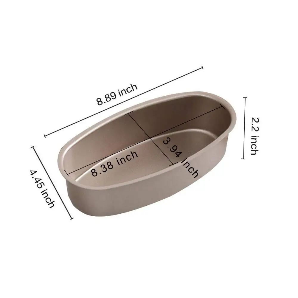 Bakerdream Oval Cheesecake Pan Nonstick Cheesecake Mold Baking Pan Cake Pan Bakeware