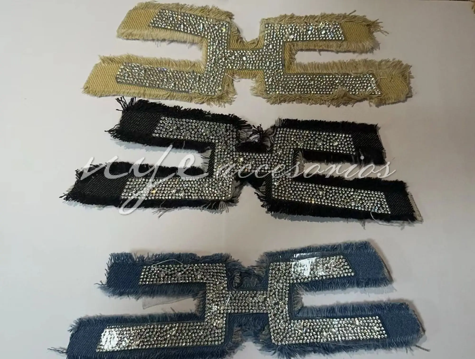 2024 Shoes Upper Accessories Rhinestone With Pearl  Processing Lady Flash Shoe Materials