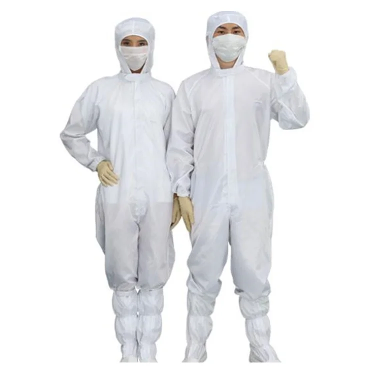 High Quality Dust Free Washable Clean Room Uniform ESD Coverall
