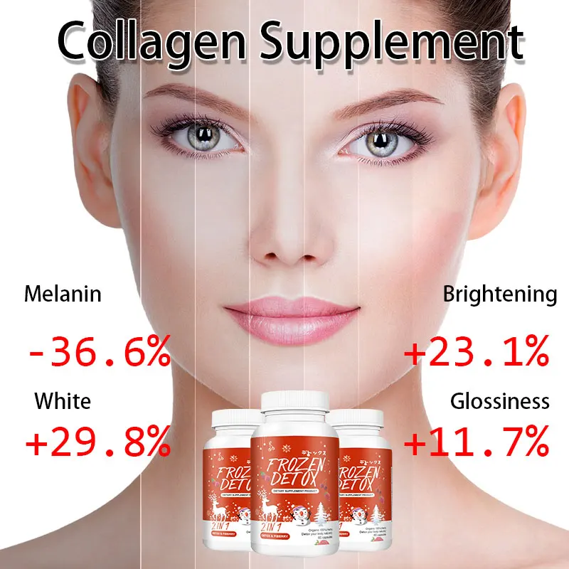Frozen Capsule Adult  Diet Pills with Skin Whitening Collagen Beauty Product