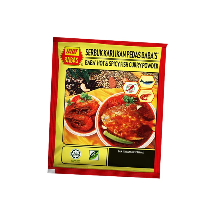 Fish Curry Turmeric Spicy Seasoning Powder to Marinade Chicken, Meat or Seafood Mixed Spices Seasoning