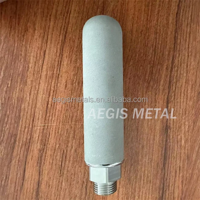 Ozone Diffuser Sintered Air Sparger 0.5Micron 0.2 Micron Stainless Steel Powder Sintered Filter