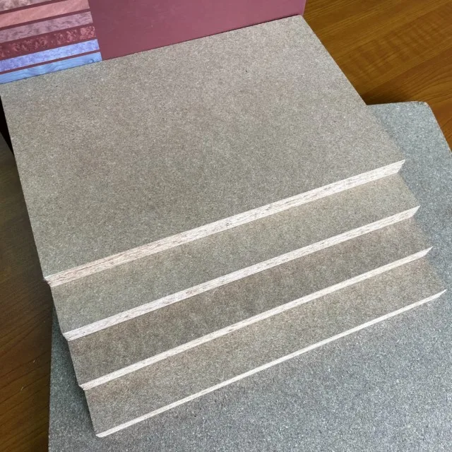 High quality from Factory E1 grade Melamine particle board MFC board 18mm