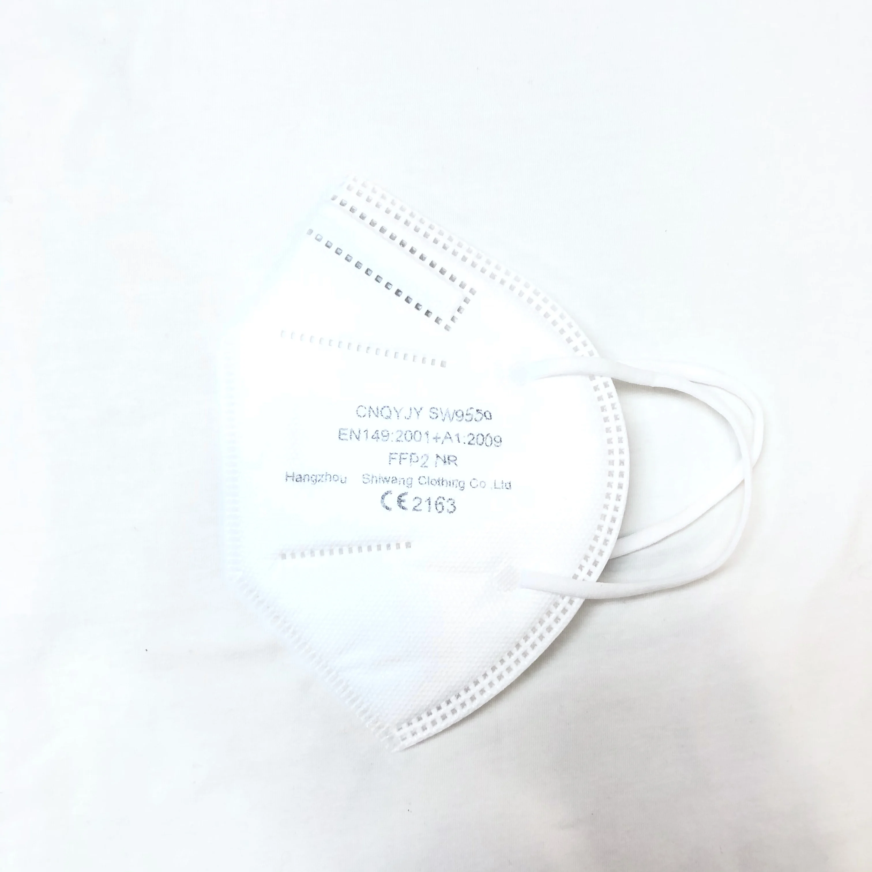 
Disposable ce certificate approved 3d earloop particulate filter ffp2 nr en149 face masks 
