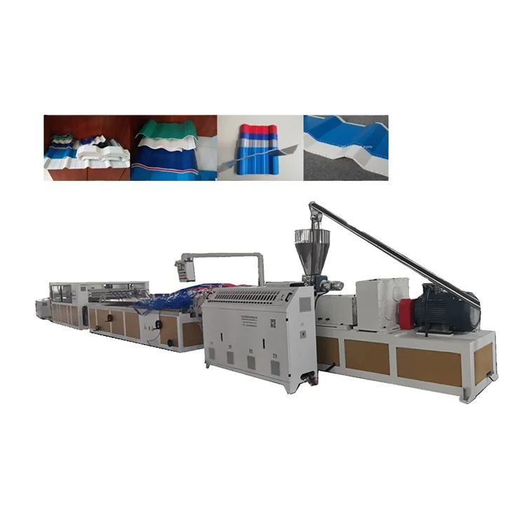 PVC PC Plastic Corrugated Composite  Board Sheet Transparent Or Color Plate Plastic Extruder Machine