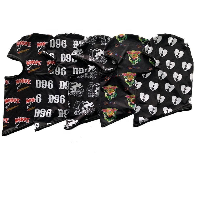 Новый дизайн маска для лица модная дизайнерская ветрозащитная Лыжная из полиэстера зимние шапки