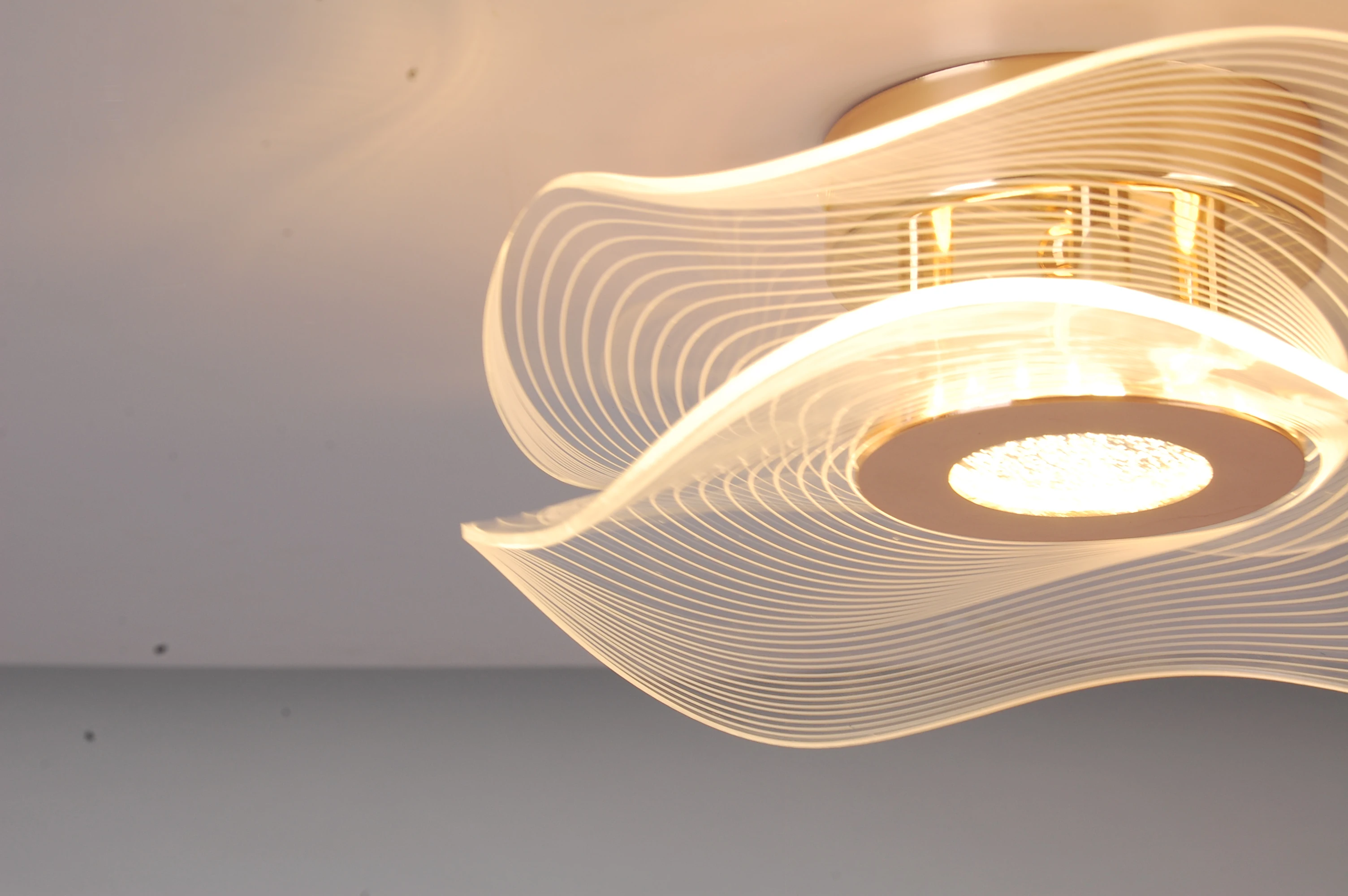 Block Ceiling Light Rose Gold Color Modern Ceilings Design Nice Lights for Living Room LED 12W Dia230mm