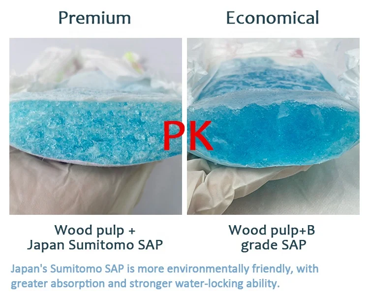 Sweety little angle baby training diapers disposable diaper pants baby all size for sale