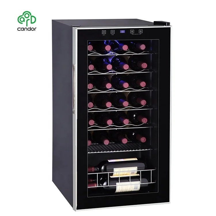 Custom custom quality 28 bottles compressor cooling luxury wine refrigerator freestanding