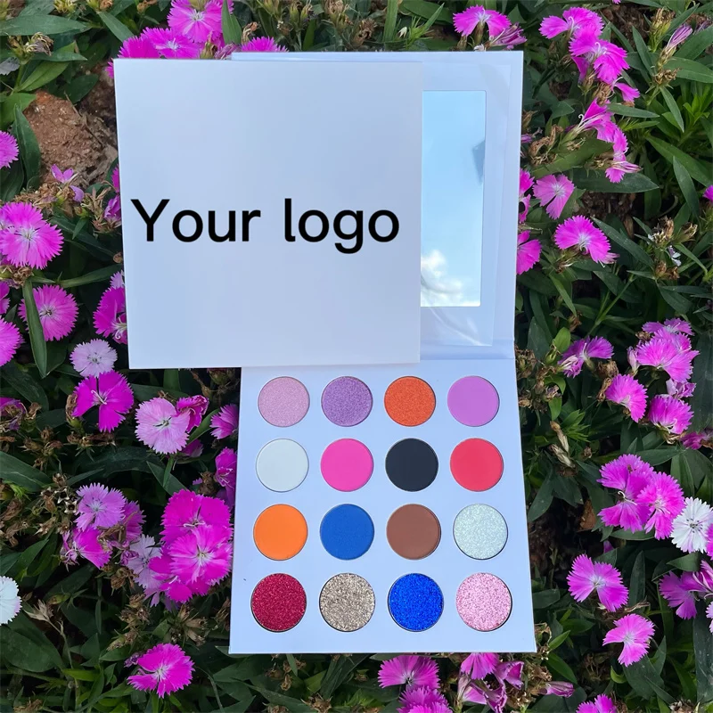 Newest create your own brand eyeshadow palette private label custom makeup palletes