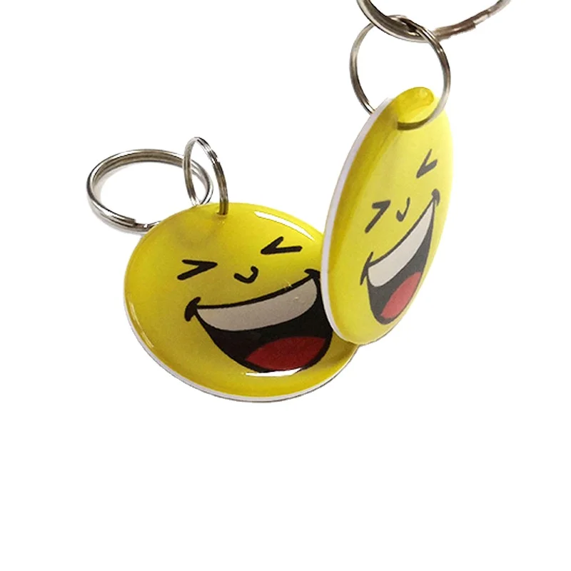 2023 New design Epoxy Keyfob RFID Tag Key Fob Token Ring NFC Smart Proximity Chip Card