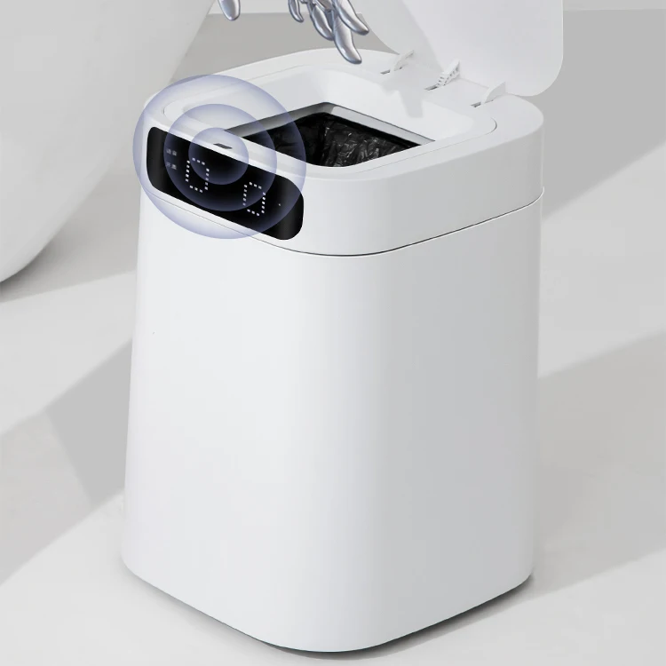 Smart intelligent auto seal induction self changing bag self sealing infrared sensor bin trash can garbage bin kitchen waste bin