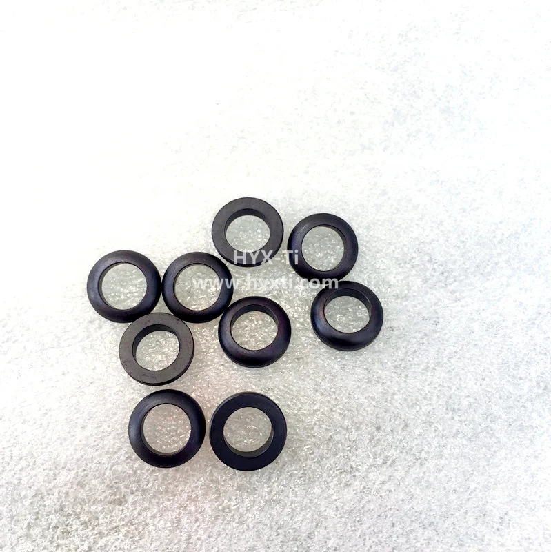 Custom M2-M64 Size Titanium Convex and Concave Washers