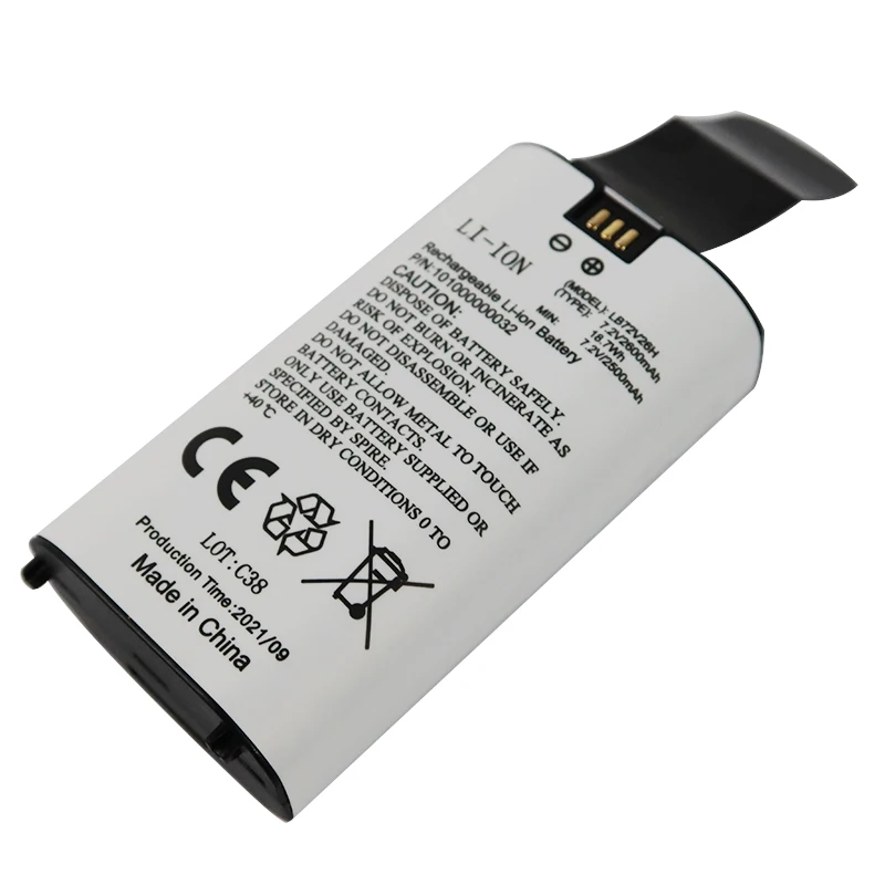 7.2v 2600mah Lithium ion Replacement Rechargeable Li-ion LB74V22H SP60 SPG7 Battery for Newland Pos Terminal