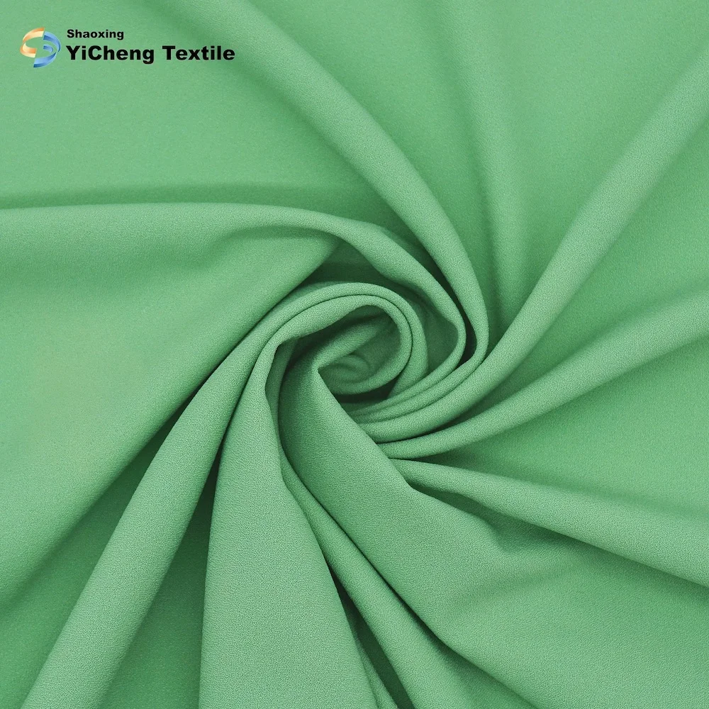 Hot Sale Fashion 75d 100d 150d Heavy Stretch Moss Crepe Fabric for Dress in Stock