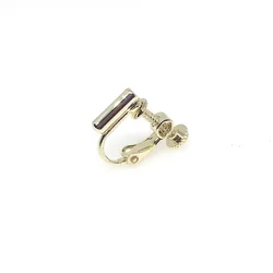 14k gold coated color retaining screw ear clip without ear hole Handmade diy ear accessories Painless invisible material convert