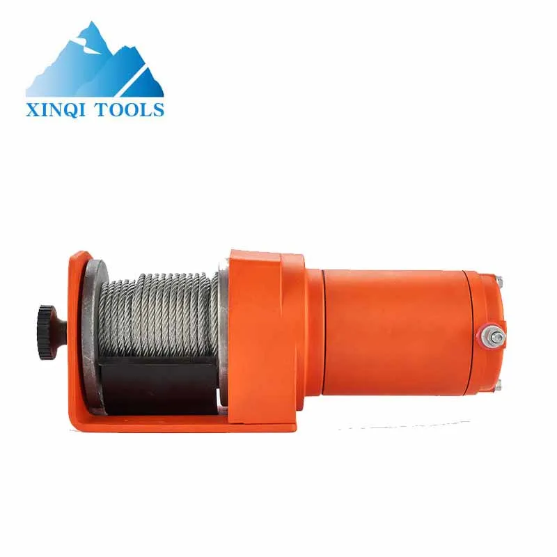 XINQI  New 2500lbs.Load Capacity Winch 12V Steel Cable Winch Electric Winch with Wired Remote and Wireless Remotes, 4-Way Roller