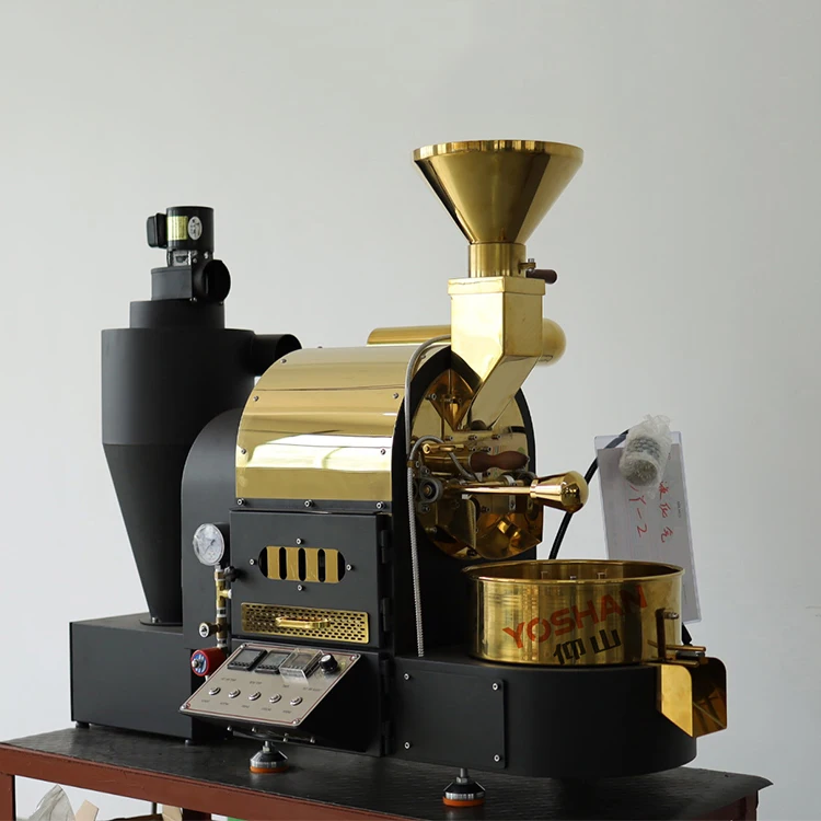 professional dongyi yoshan small electric 1kg 2kg sample golden temperature control artisan with usb coffee roaster for home