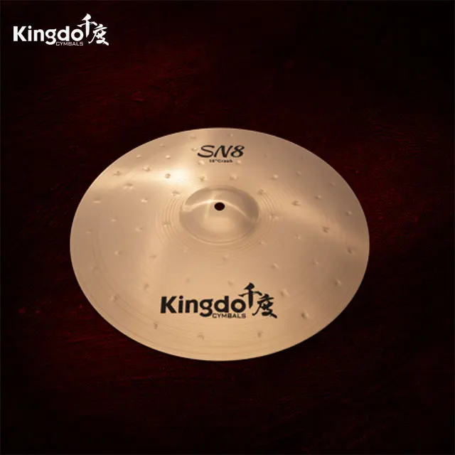 Набор тарелок KINGDO для музыкальных инструментов, набор тарелок для барабана