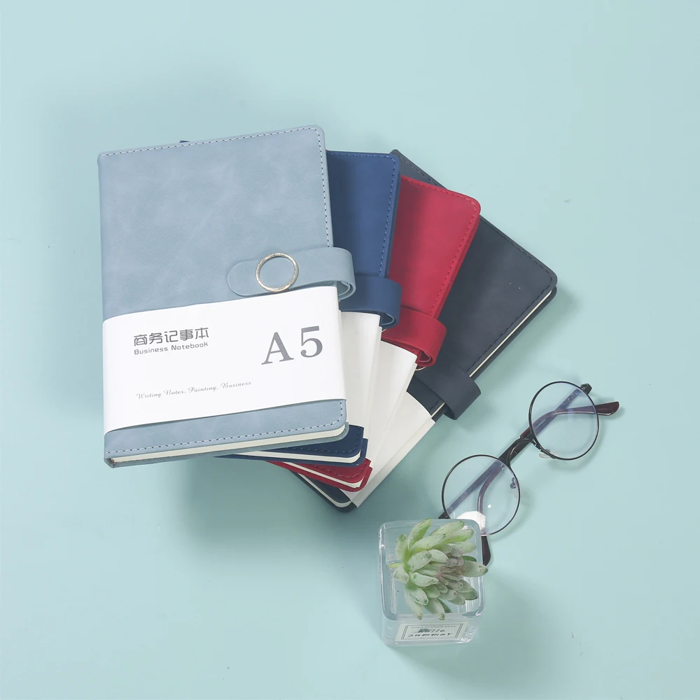 A5 Business Soft-cover Notebook Customized Stamp Business logo in Notebook