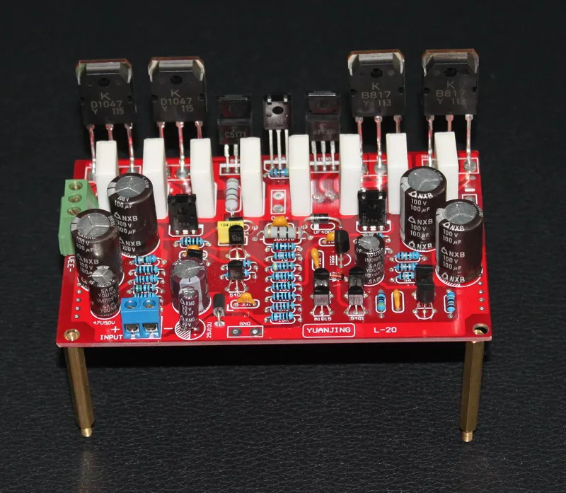 Taidacent 200 Wat 8 Ohm Stereo Mono Amplifier Finished Board for Subwoofer L20 200W 8R Amplifier Board