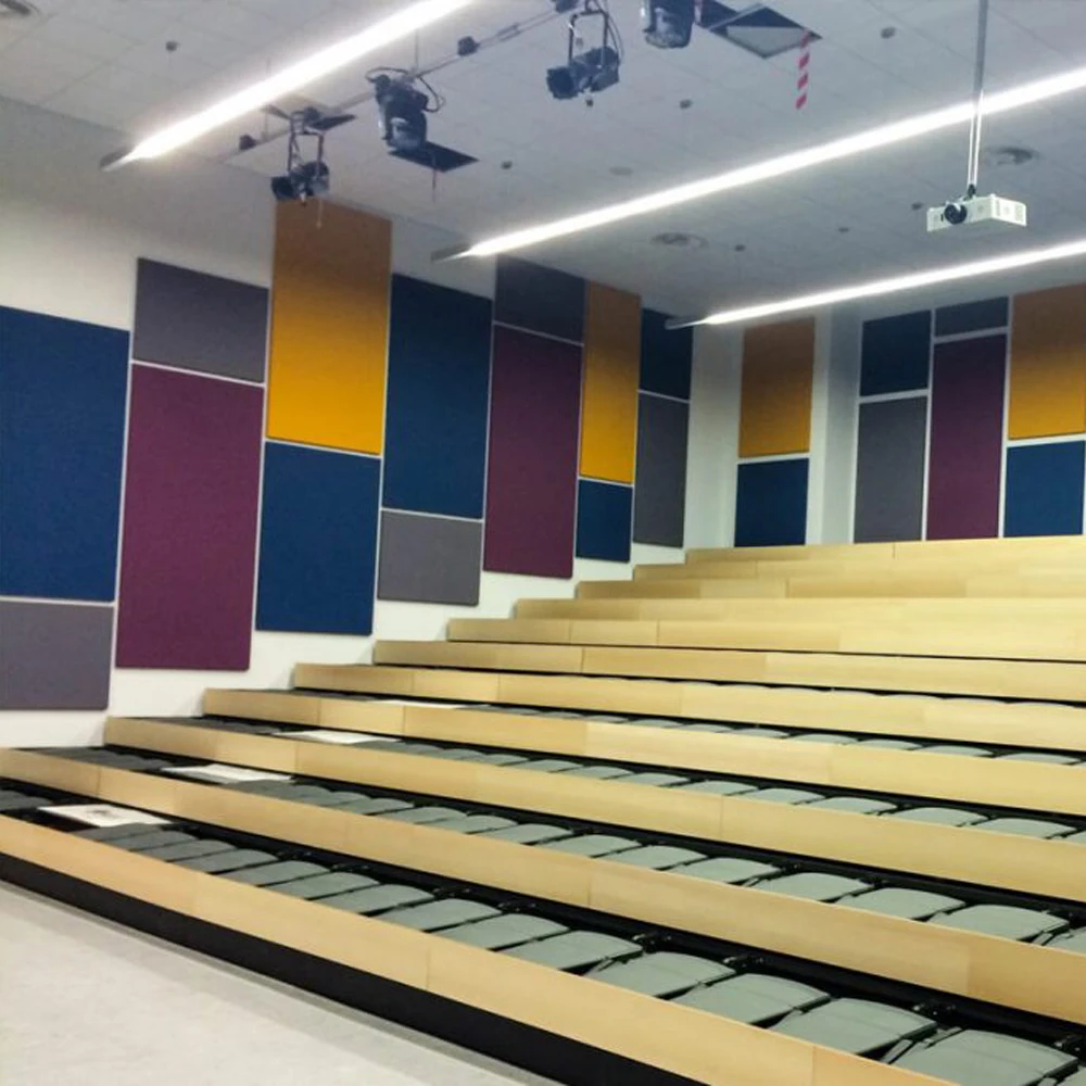 Fireproof Newly Arrival Colorful Decorative Polyester Fiber Acoustic Wall Panel Buy For Villa