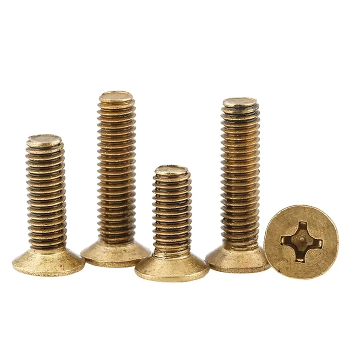 Sunpoint factory machine custom m2 m3 m4 m6 m8 countersunk flat head brass screw