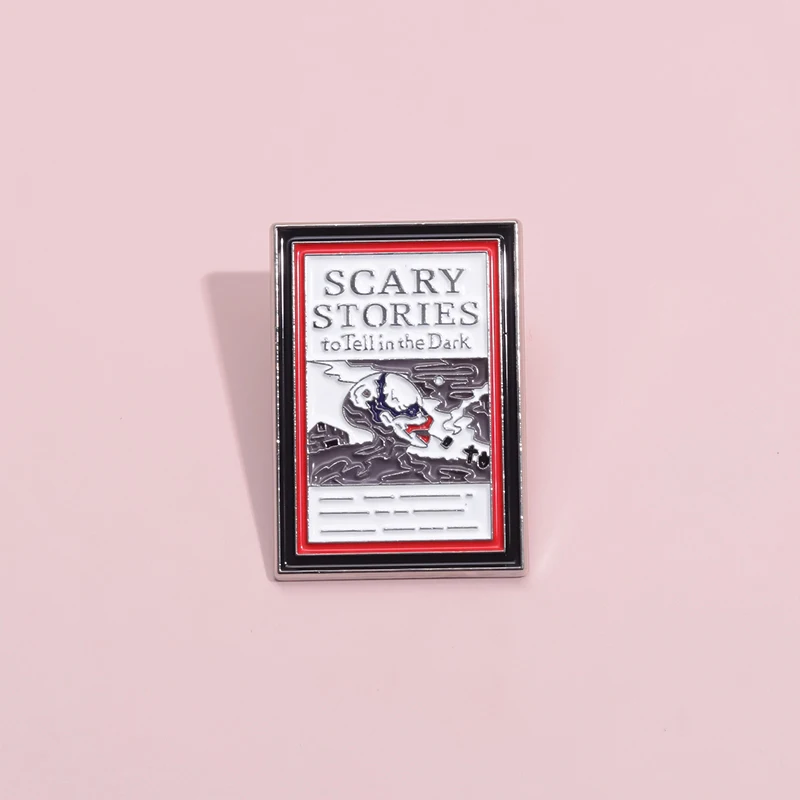 Scary Stories To Tell in The Dark Enamel Brooch Horror Story Book Metal Backpack Badge Clothing Accessories Gift Jewelry